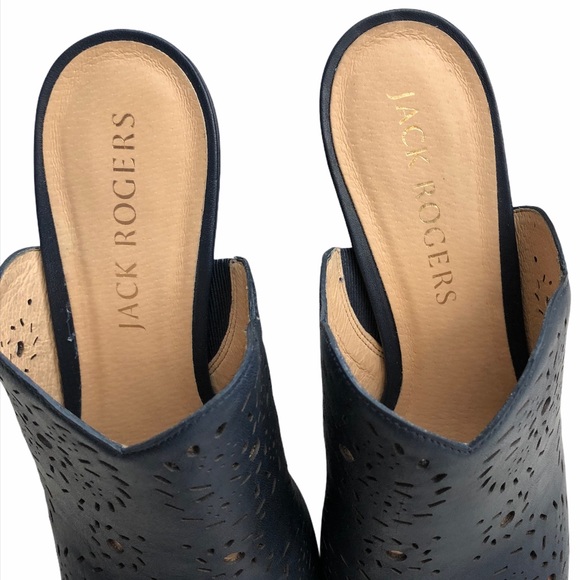 Jack Rodgers Ronnie Wedge Cork Slide Sandals 10 - Picture 2 of 12